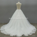 No Sleeves Plus Size Bride A line Wedding Dress Bridal Gowns